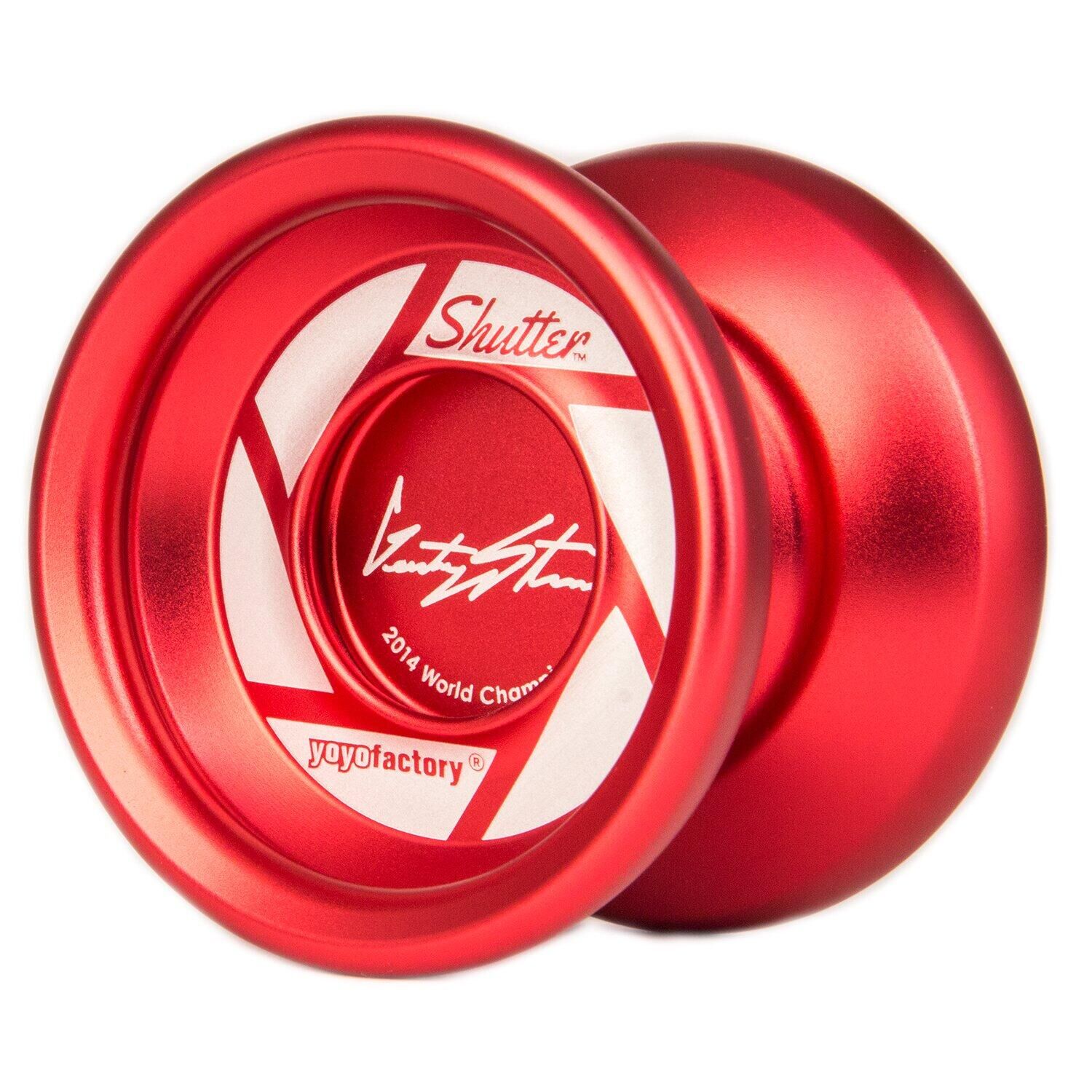 FIRETOYS Red YoYoFactory Shutter Yo Yo