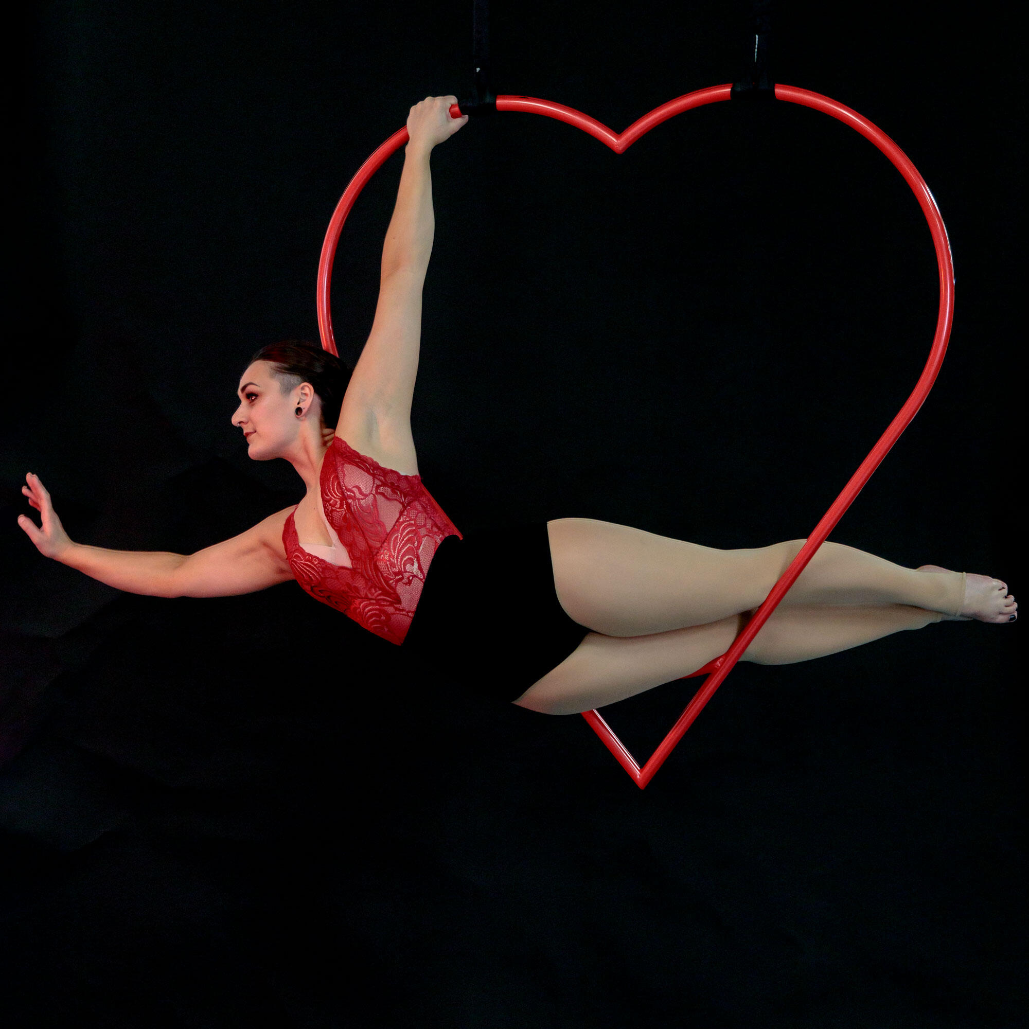 Prodigy Aerial Heart - Heart shaped Aerial Hoop 5/5