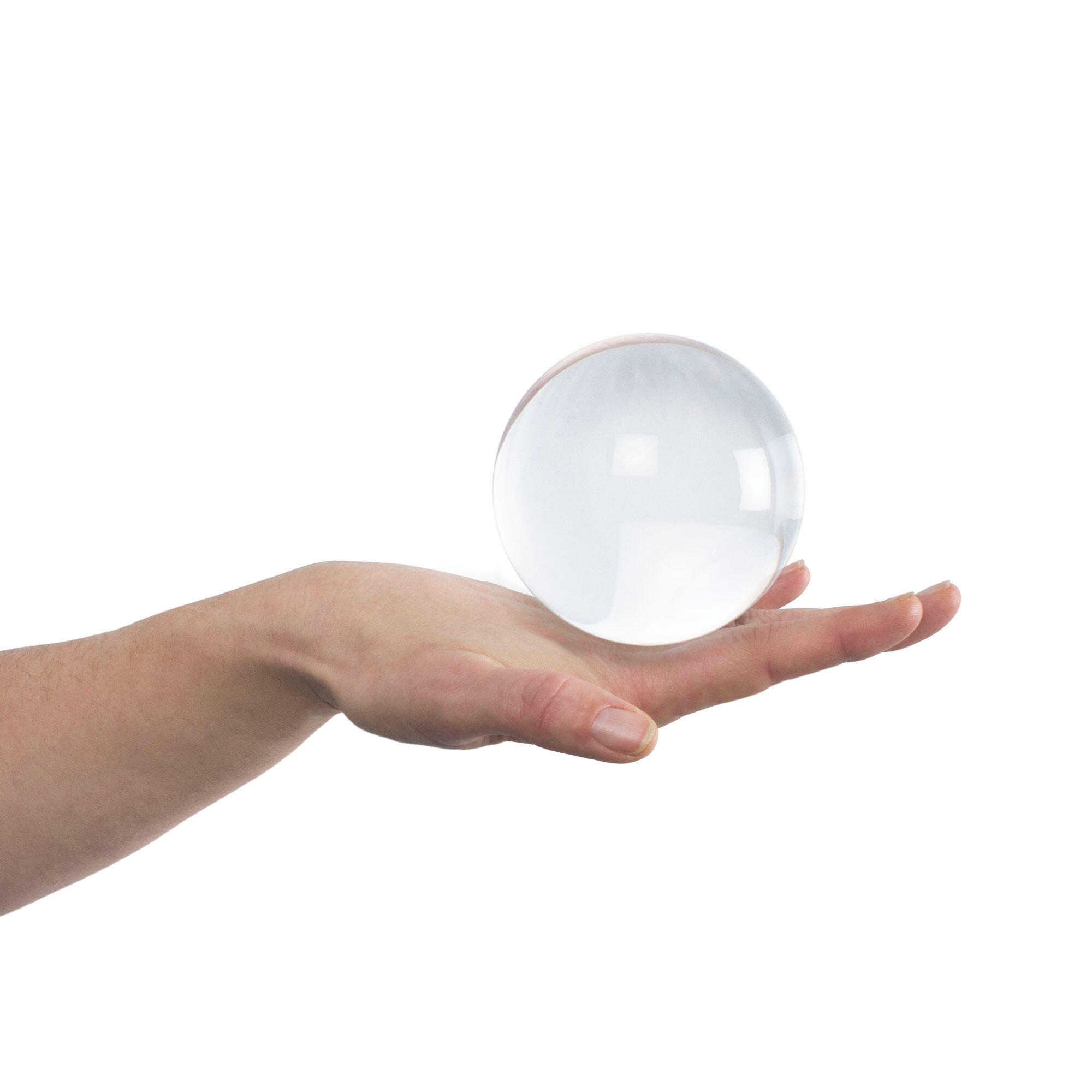 FIRETOYS Clear Acrylic Contact Ball and protective bag