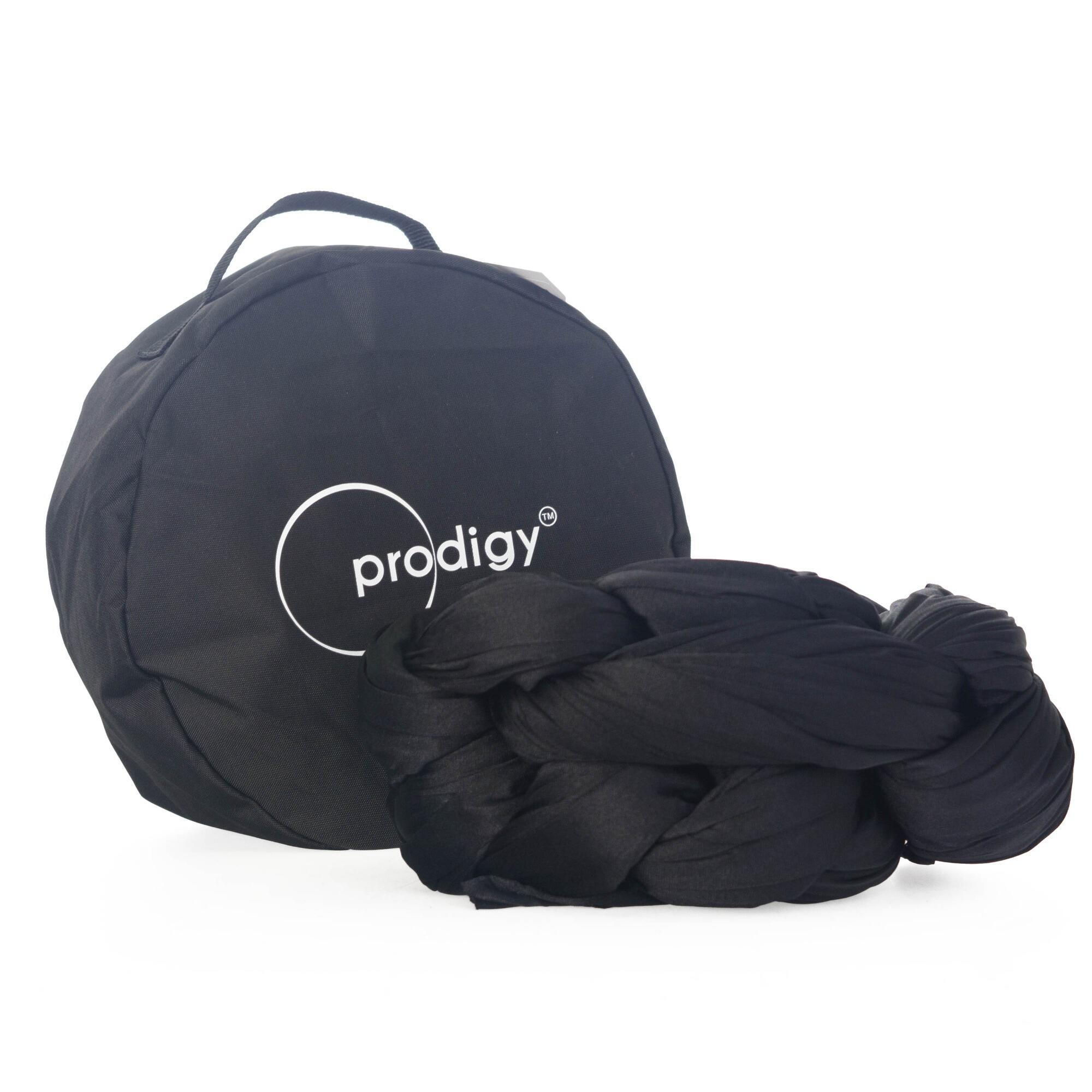 6m Prodigy Aerial Fabric for Hammocks -Black with round Prodigy bag 1/5