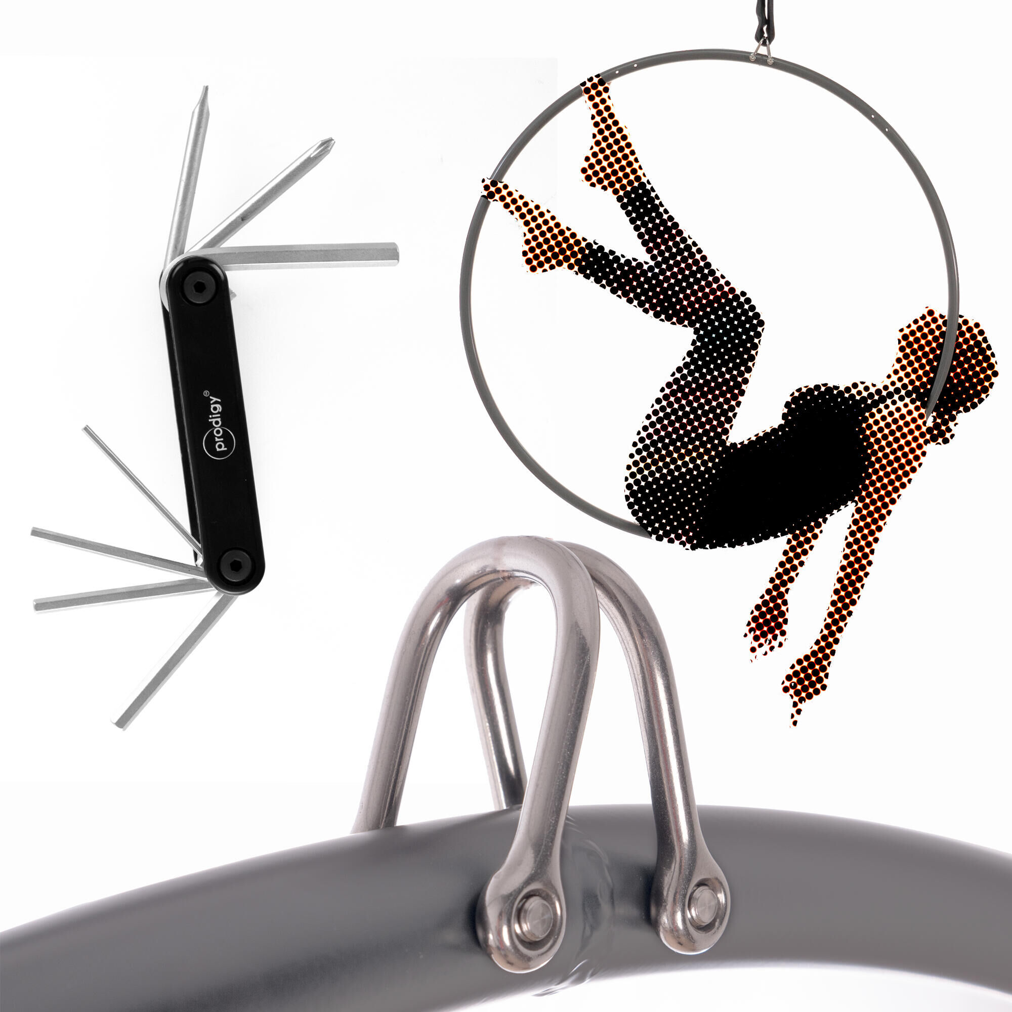 PRODIGY Prodigy Multi-point Aerial Hoop with Shackles