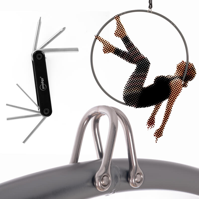 Prodigy Multi-point Aerial Hoop with Shackles