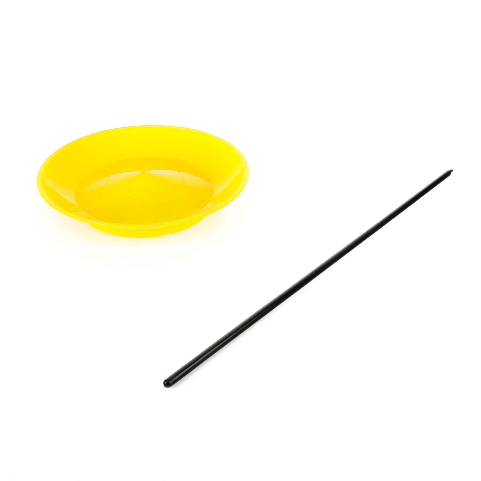 STATUS Status Spinning Plate with stick-Yellow