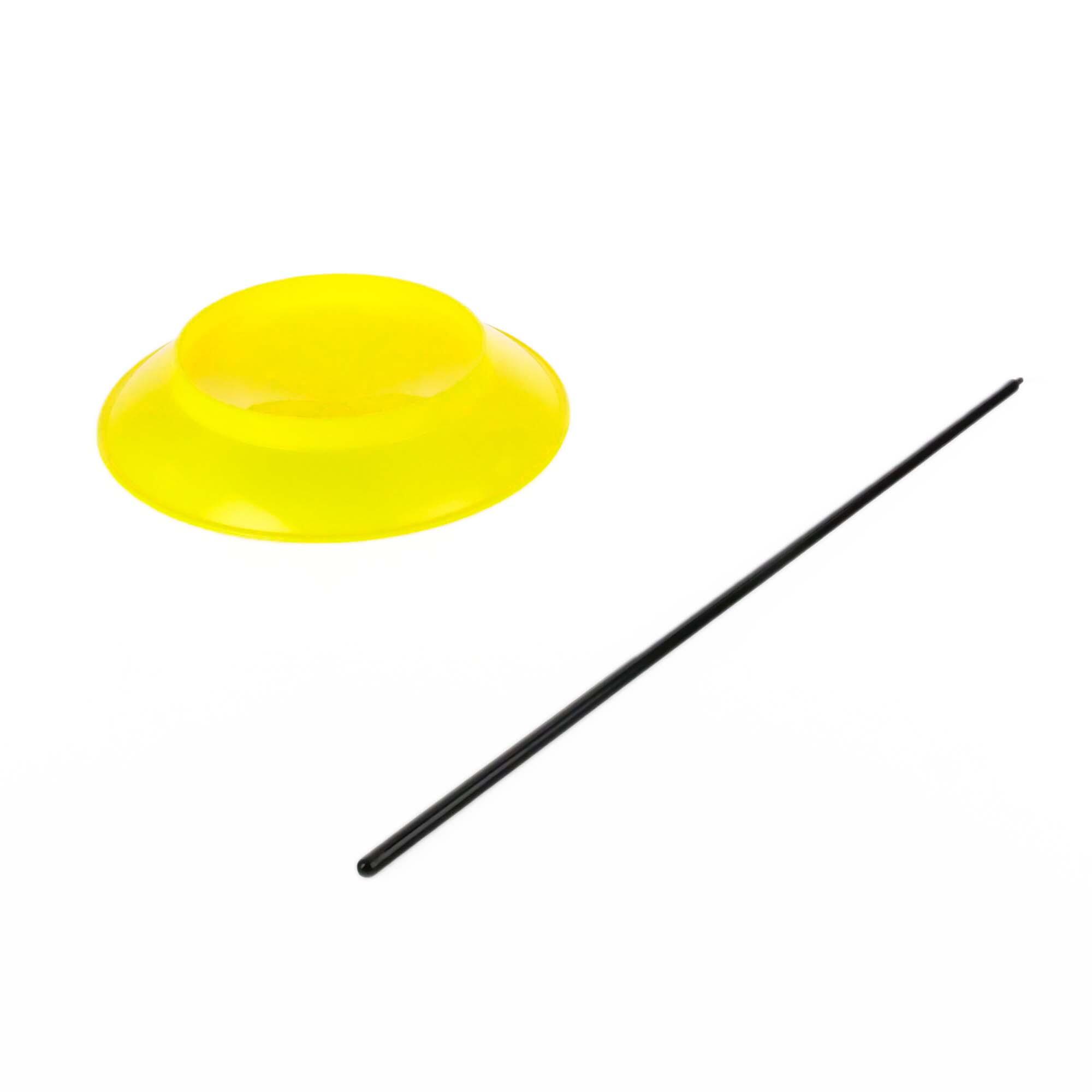 Status Spinning Plate with stick-Yellow 2/3