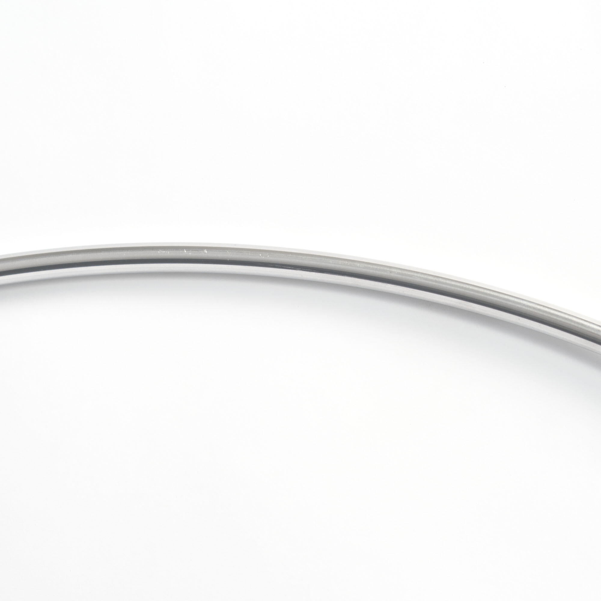 Polished Aluminium Hula Hoop 4/5