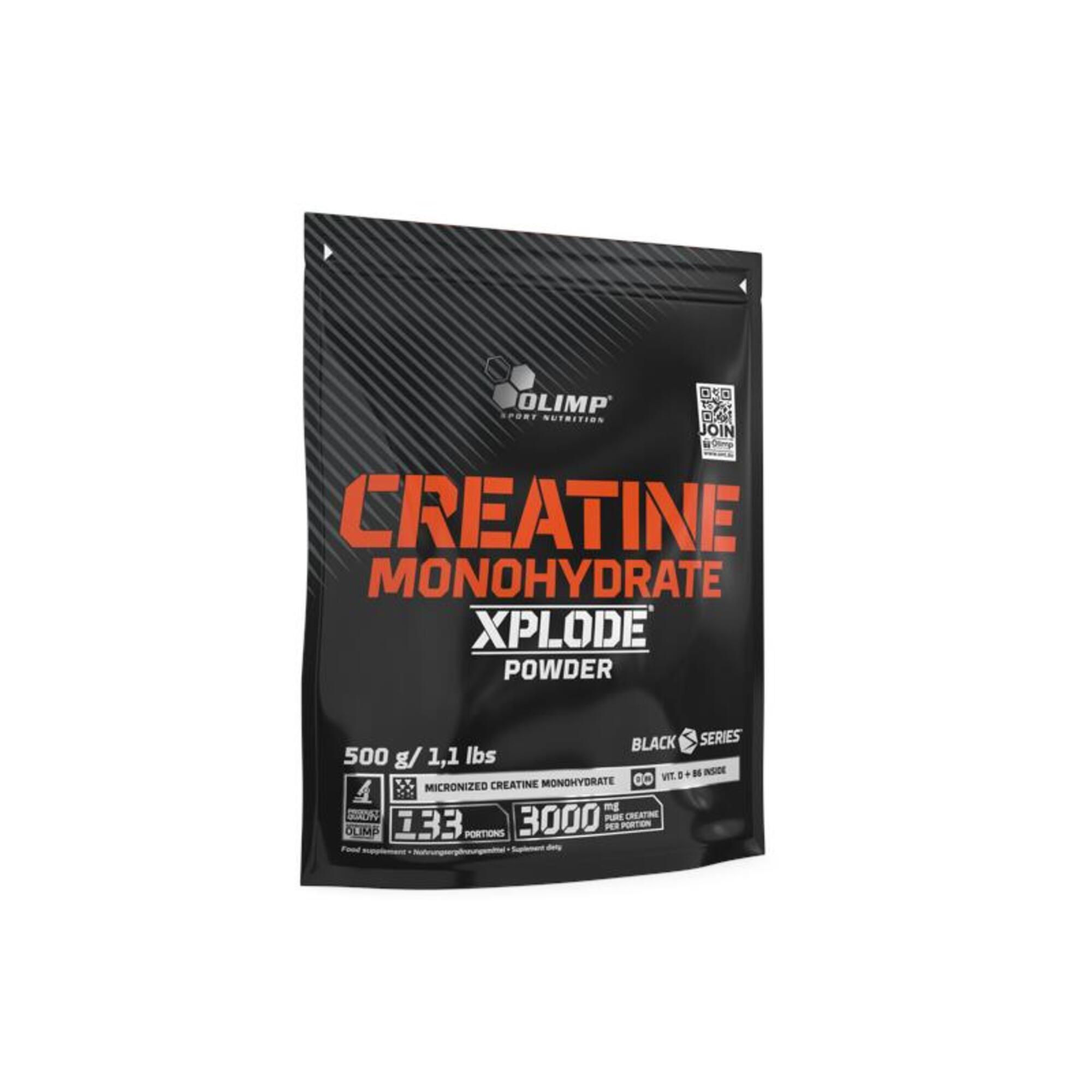 Creatine Monohydrate Xplode Powder OLIMP 500 g Pomarańcza worek
