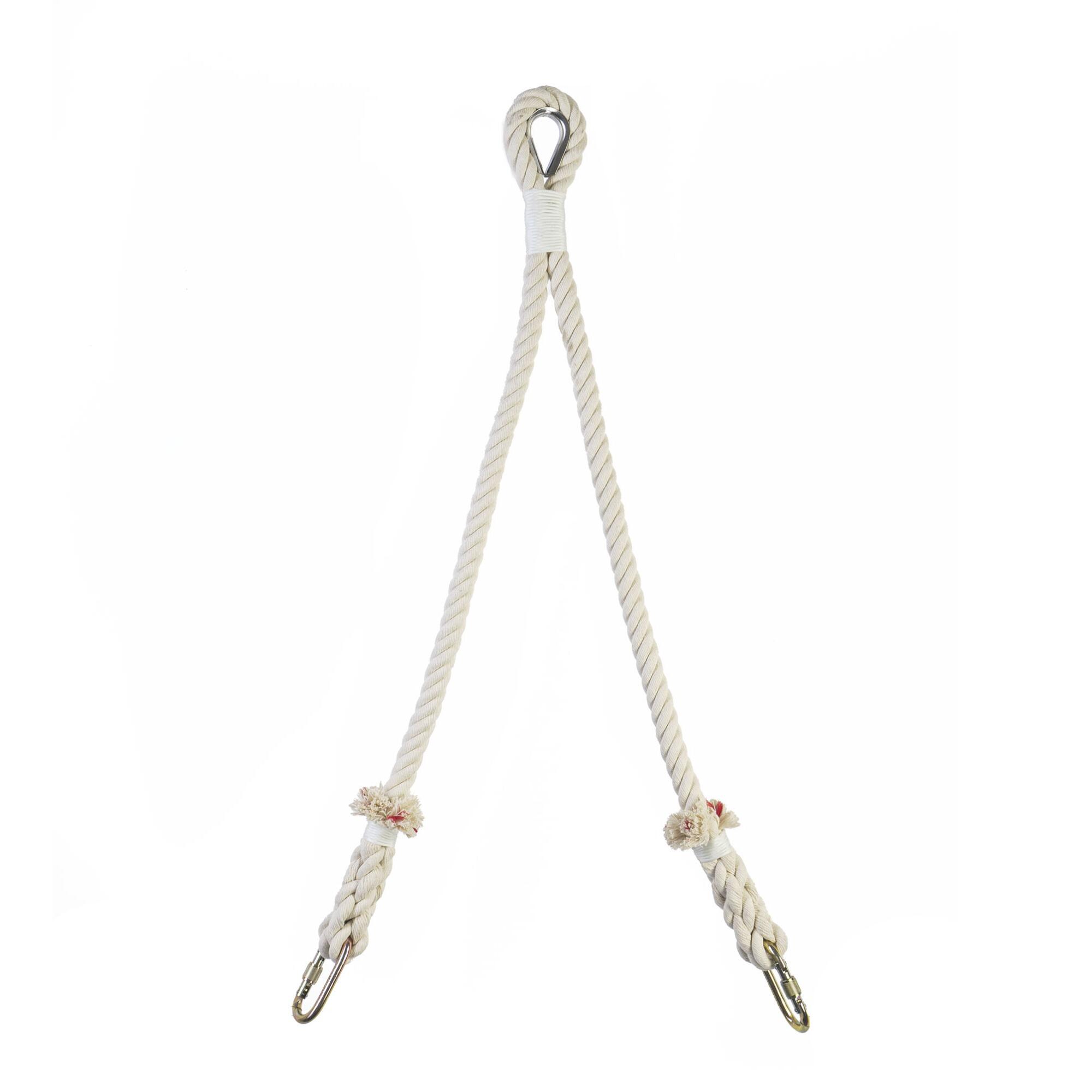 Prodigy Dyna-Core Triangle Hanging Rope-White 1/3