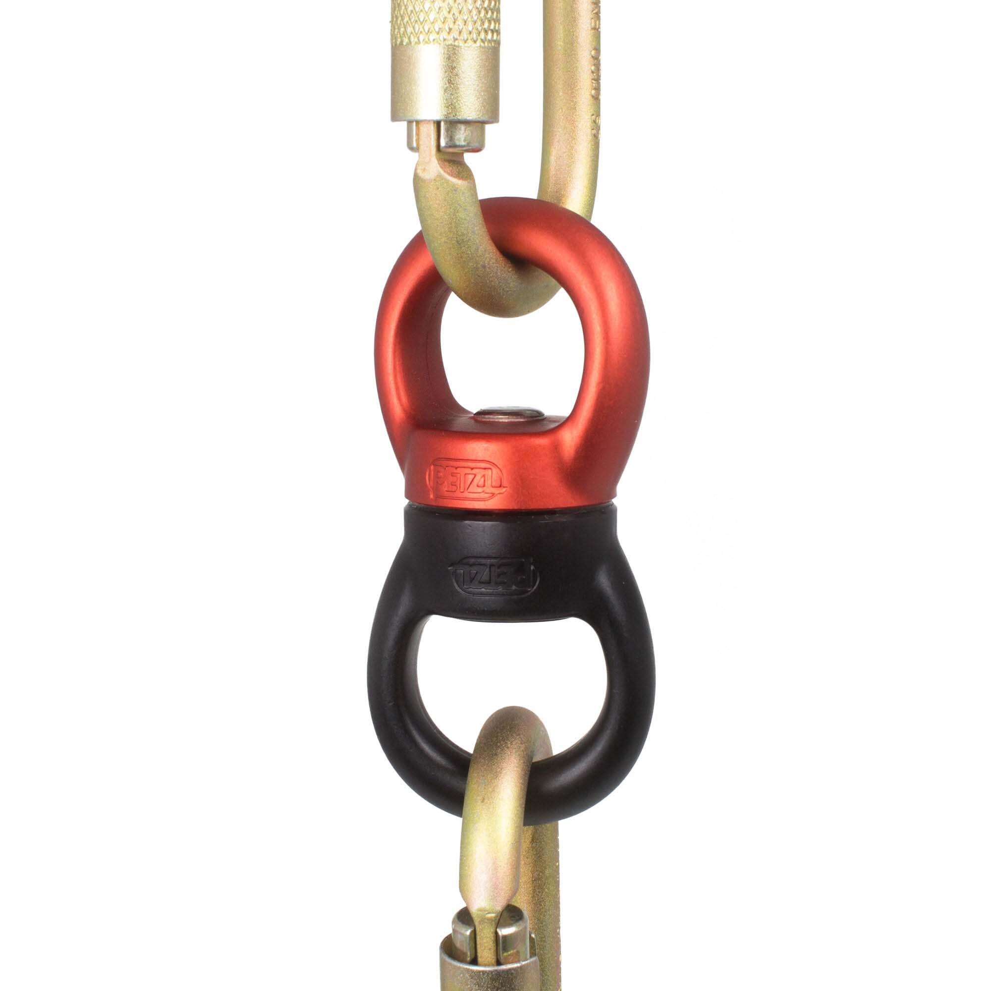 Large Ball Bearing Swivel - Petzl (Red) 2/5