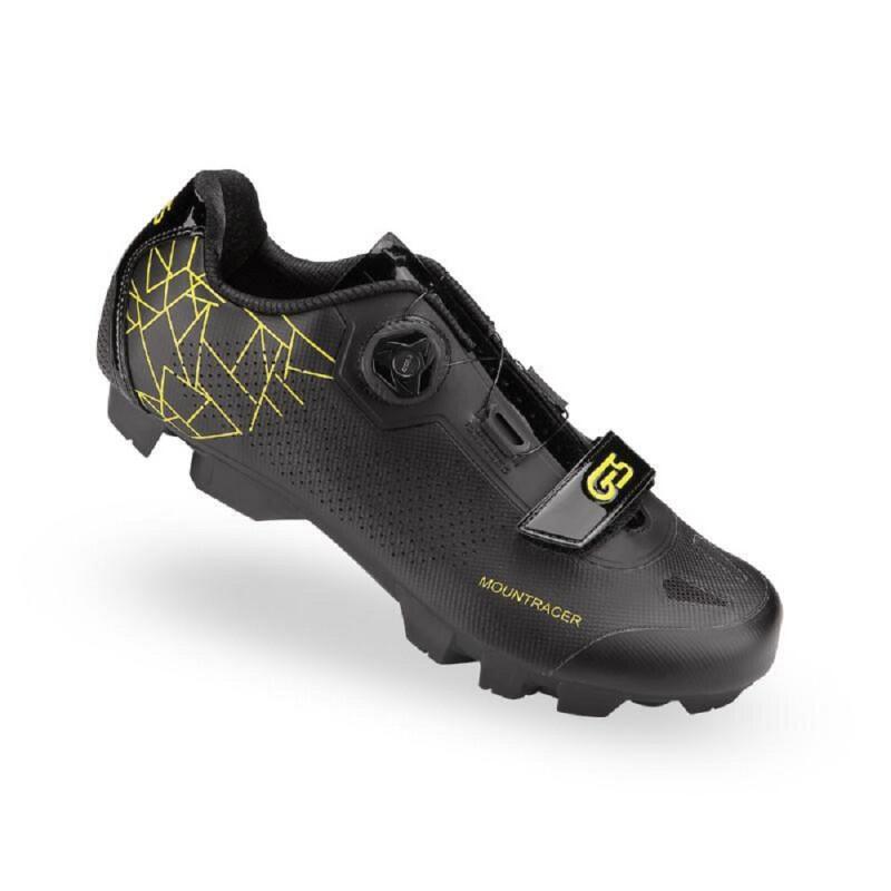 Sapato de ciclismo de montanha MTB Mountracer-2 Ges amarelo/preto T/43