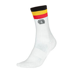 Chaussettes Vélo (Paquet de 3) - Blanc - Officiel Equipe Belgique