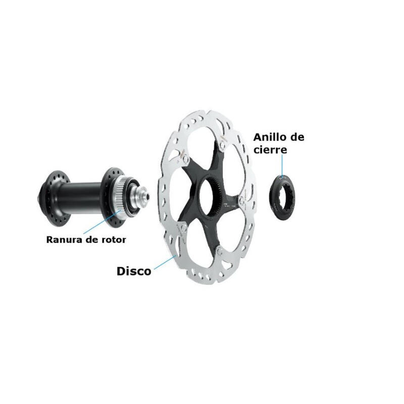 Freno a disco per bicicletta con chiusura centralizzata Shimano Deore XT WH-M812