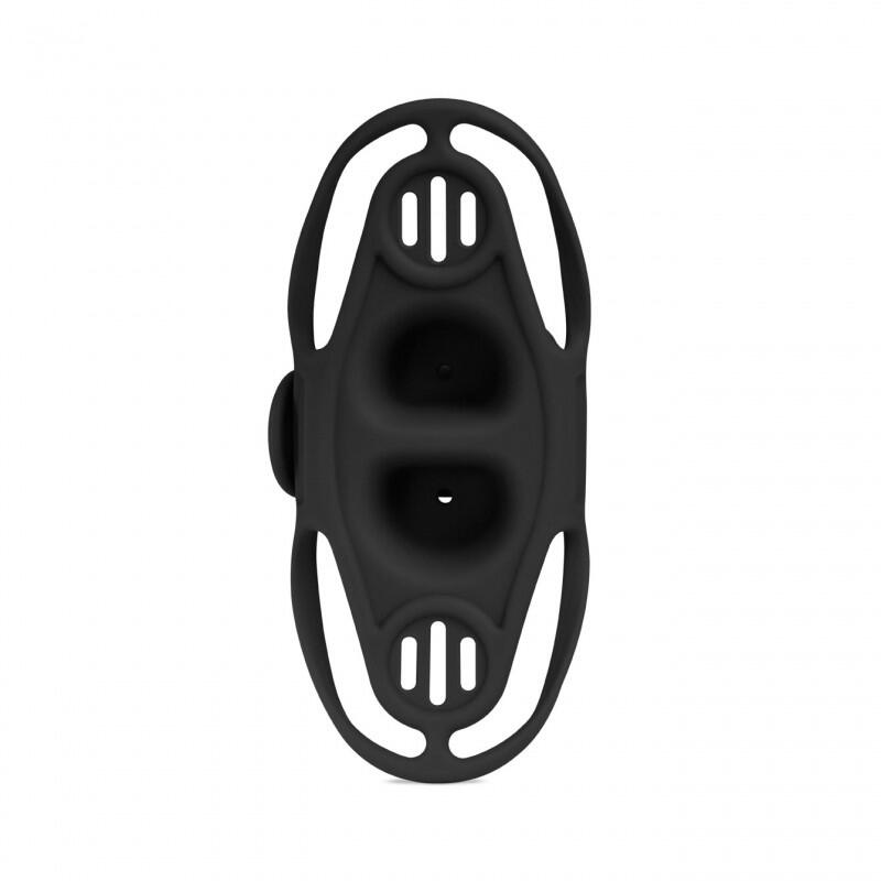 Soporte para móvil para bicicleta de silicona negro Bike Tie Pro 4