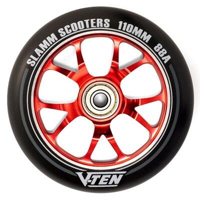 SLAMM SCOOTERS V-Ten II 110mm Alloy Core Scooter Wheel and Bearings