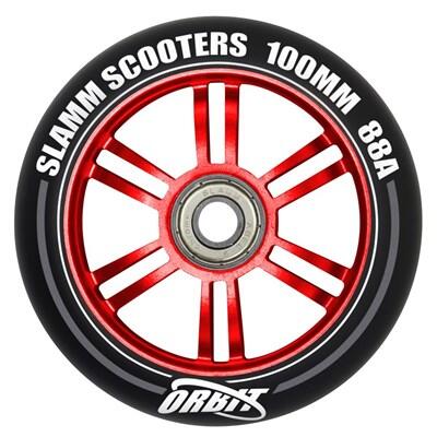 SLAMM Orbit 100mm Alloy Core Scooter Wheel and Bearings