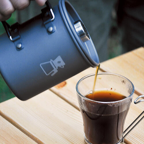 戶外露營咖啡機750毫升 - 灰色