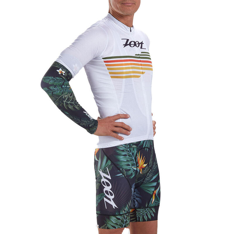 Calentadores de Brazo Ciclismo Hombre ZOOT LTD WAIKOLOA Azul Marino