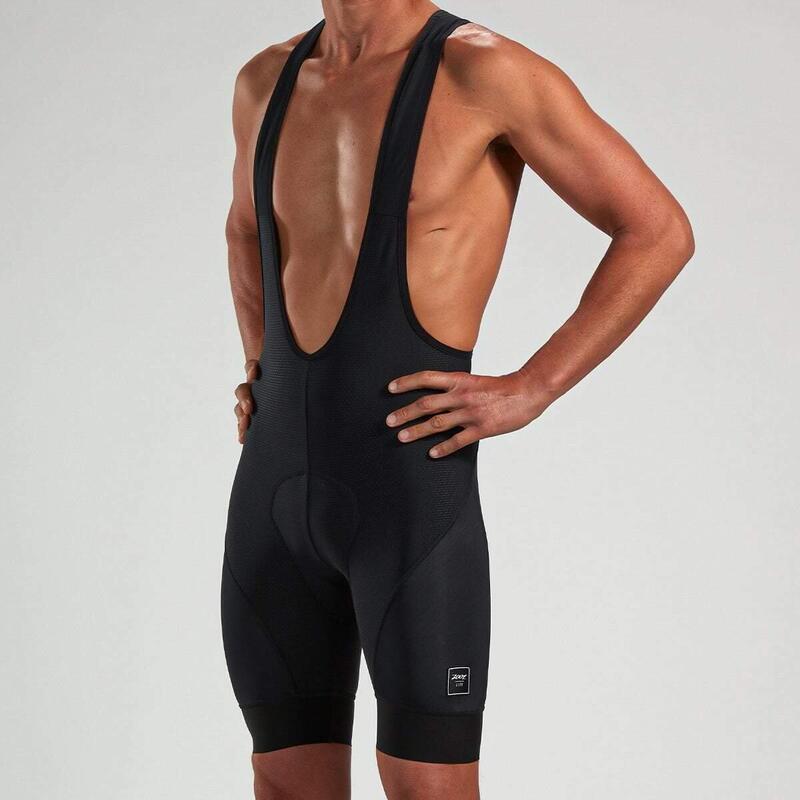 Fond de triathlon Cuissard à bretelles Elite Cycle Thermo pour hommes - ELITE ZO