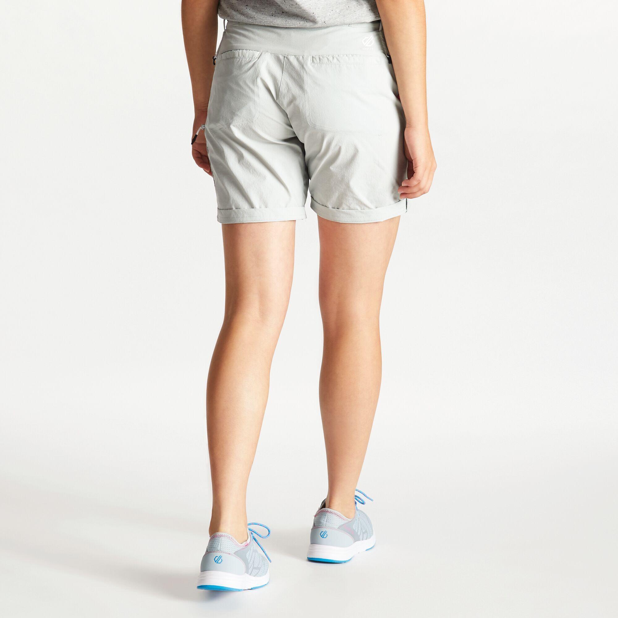 Dare2b Womens/Ladies Melodic II Multi Pocket Walking Shorts (Argent Grey) 4/5