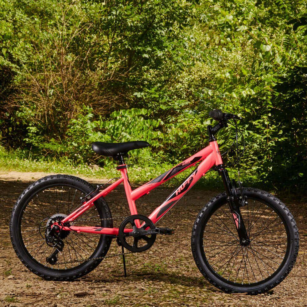 Huffy Stone Mountain Girls Mountain Bike Pink 20 Inch Hardtail 6 Speed Shimano 4/5