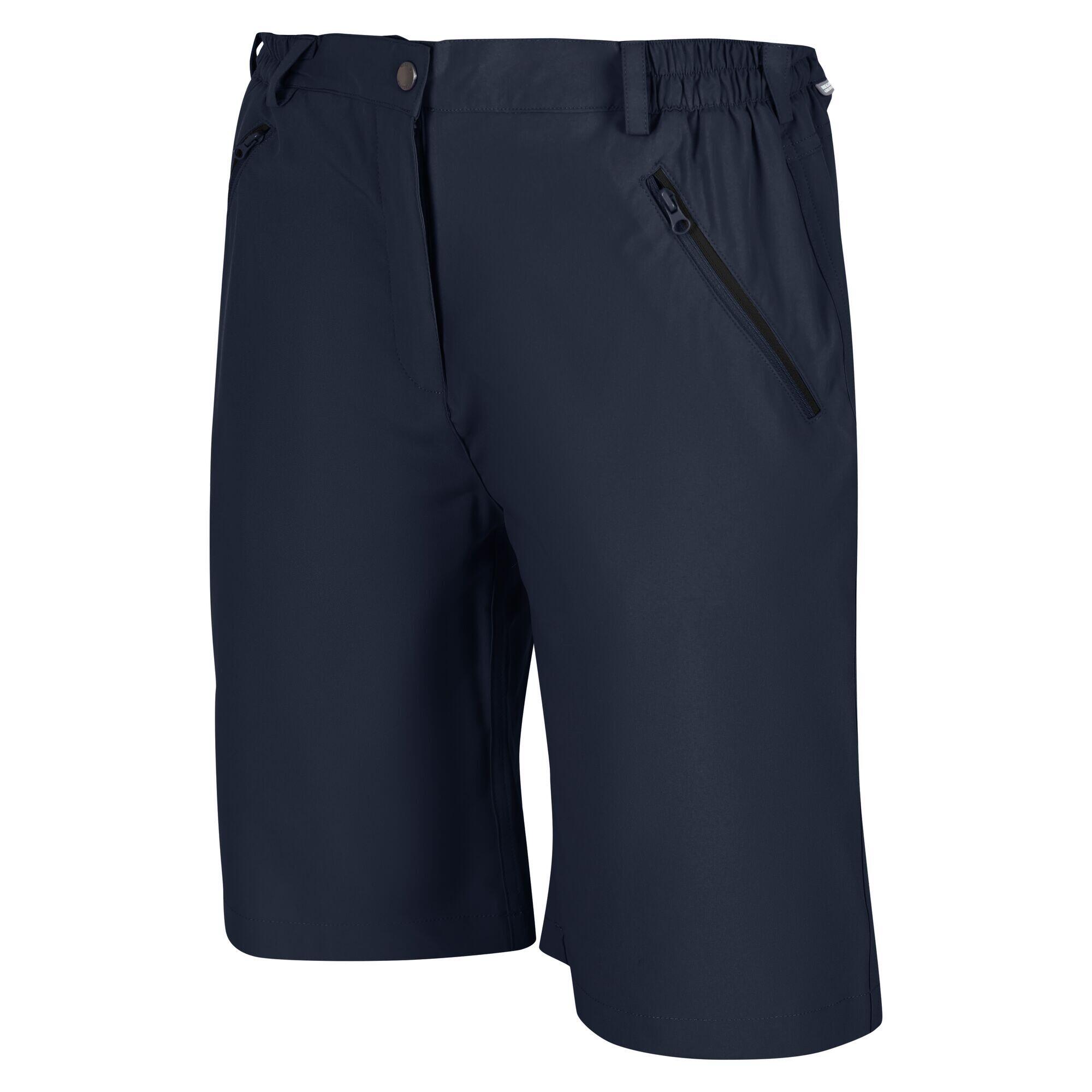 Womens/Ladies Xert Stretch Shorts (Navy) 3/4