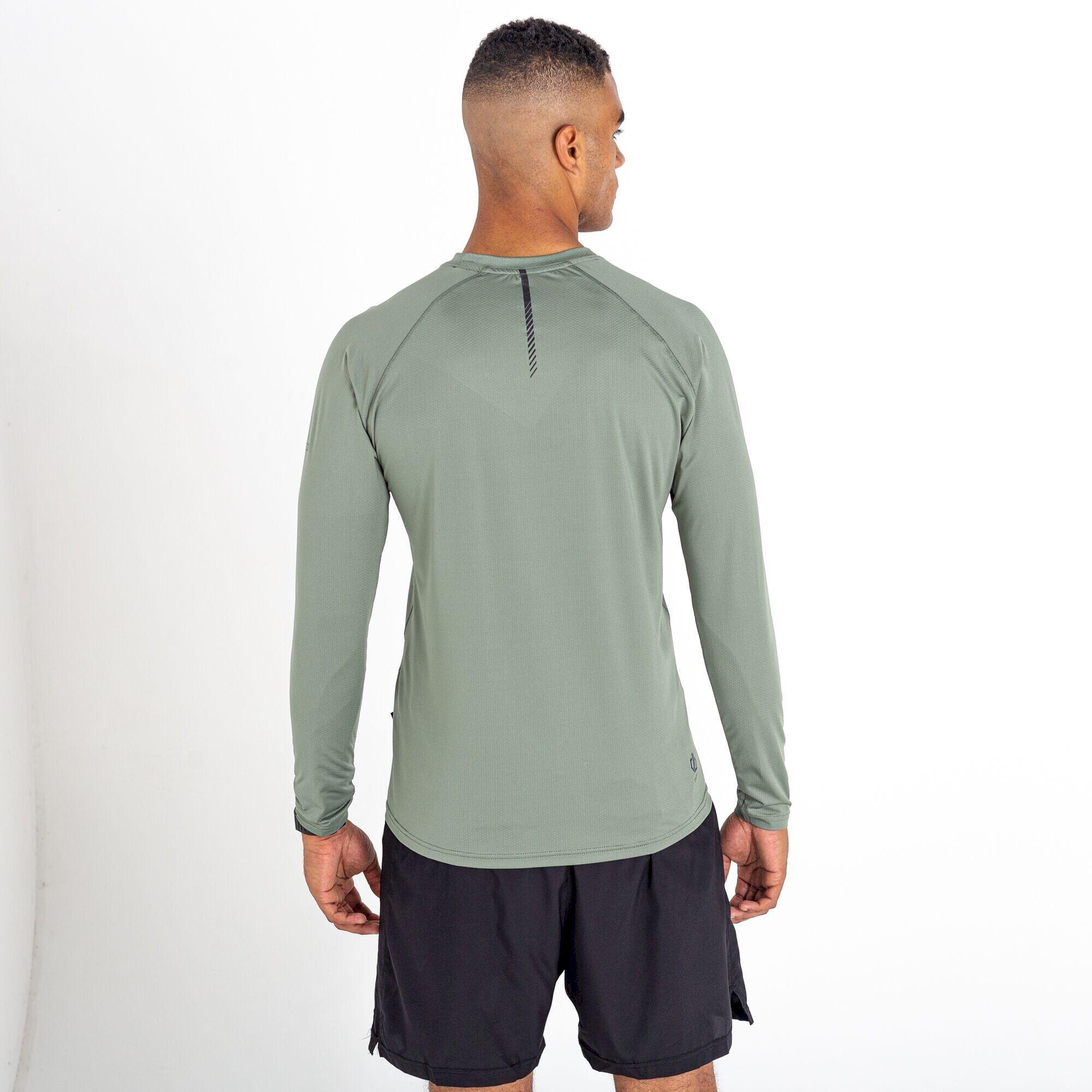 Mens Righteous II Cycling Recycled LongSleeved TShirt (Agave Green) 2/5