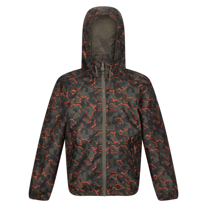 Chaqueta Impermeable Catkin Camuflaje para Niños/Niñas Hoja de Uva