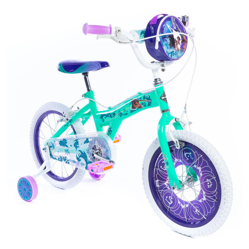 Huffy Disney Raya Kids Bike - 16" Wheel 5-7 yrs old + Stabilisers