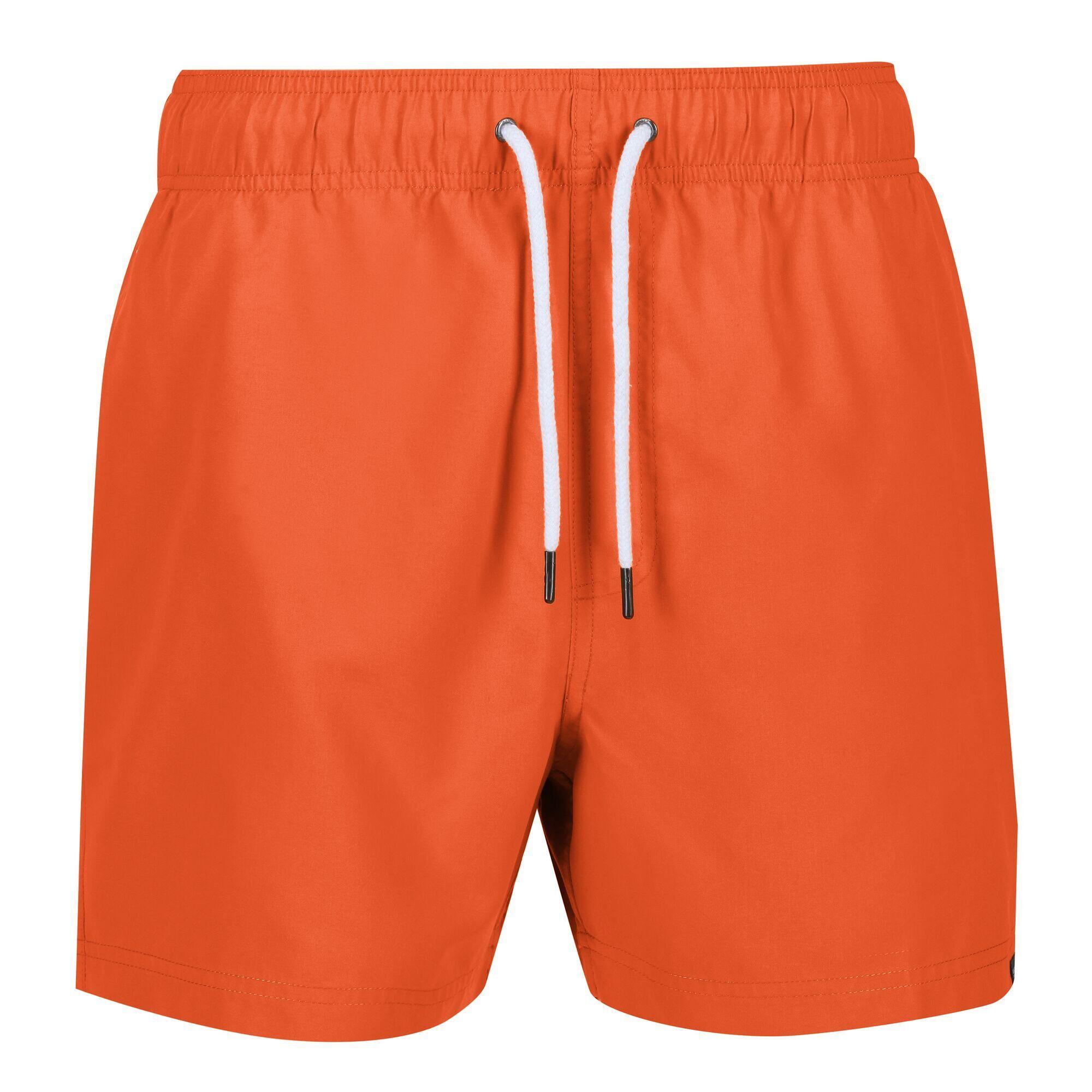 REGATTA Mens Mawson II Swim Shorts (Magma Orange)