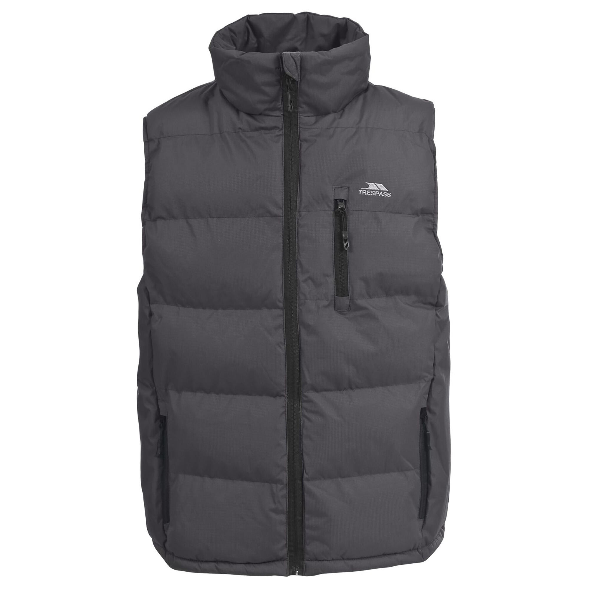 CLASP Men's Sleeveless Down Jacket (Dark Grey)