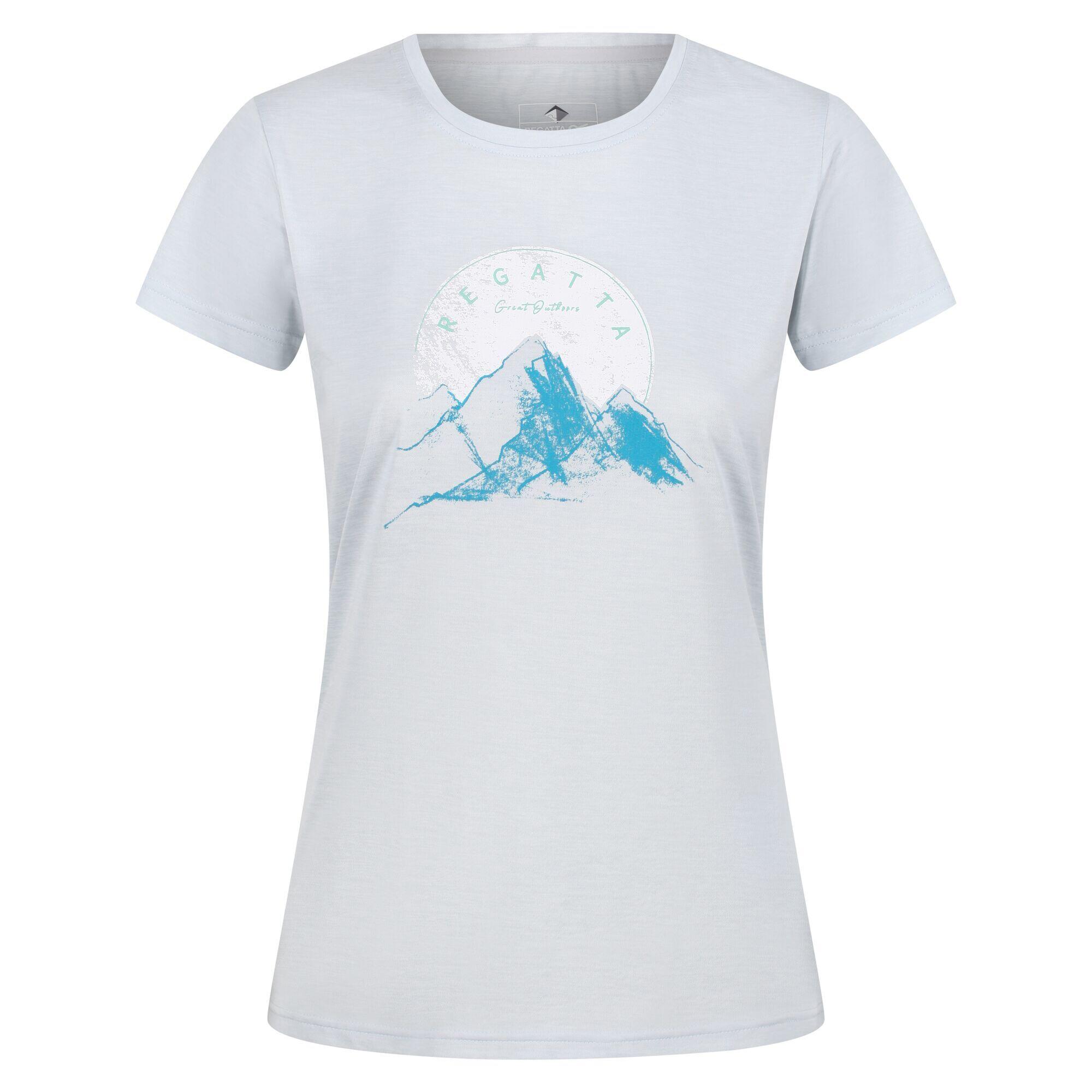 REGATTA Womens/Ladies Fingal VI Marl TShirt (Cyberspace)