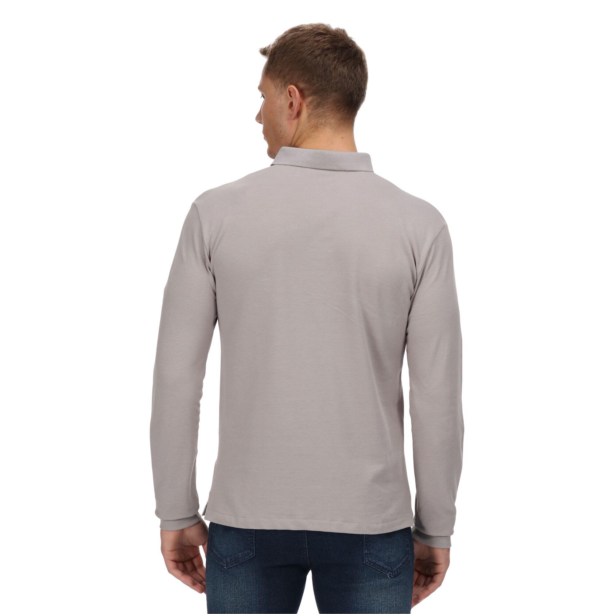 Mens Kaleb Polo Shirt (Mineral Grey) 4/5