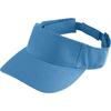 Zonneklep - Dames - Verstelbaar - Klitteband - Katoenen Zweetband (Lichtblauw)