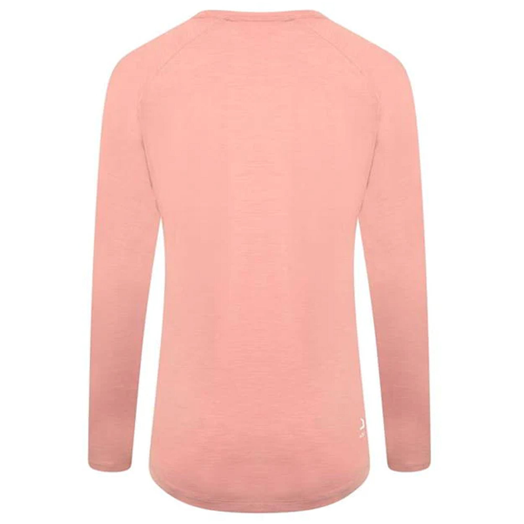 Womens/Ladies Discern Long Sleeve TShirt (Powder Pink) 2/5