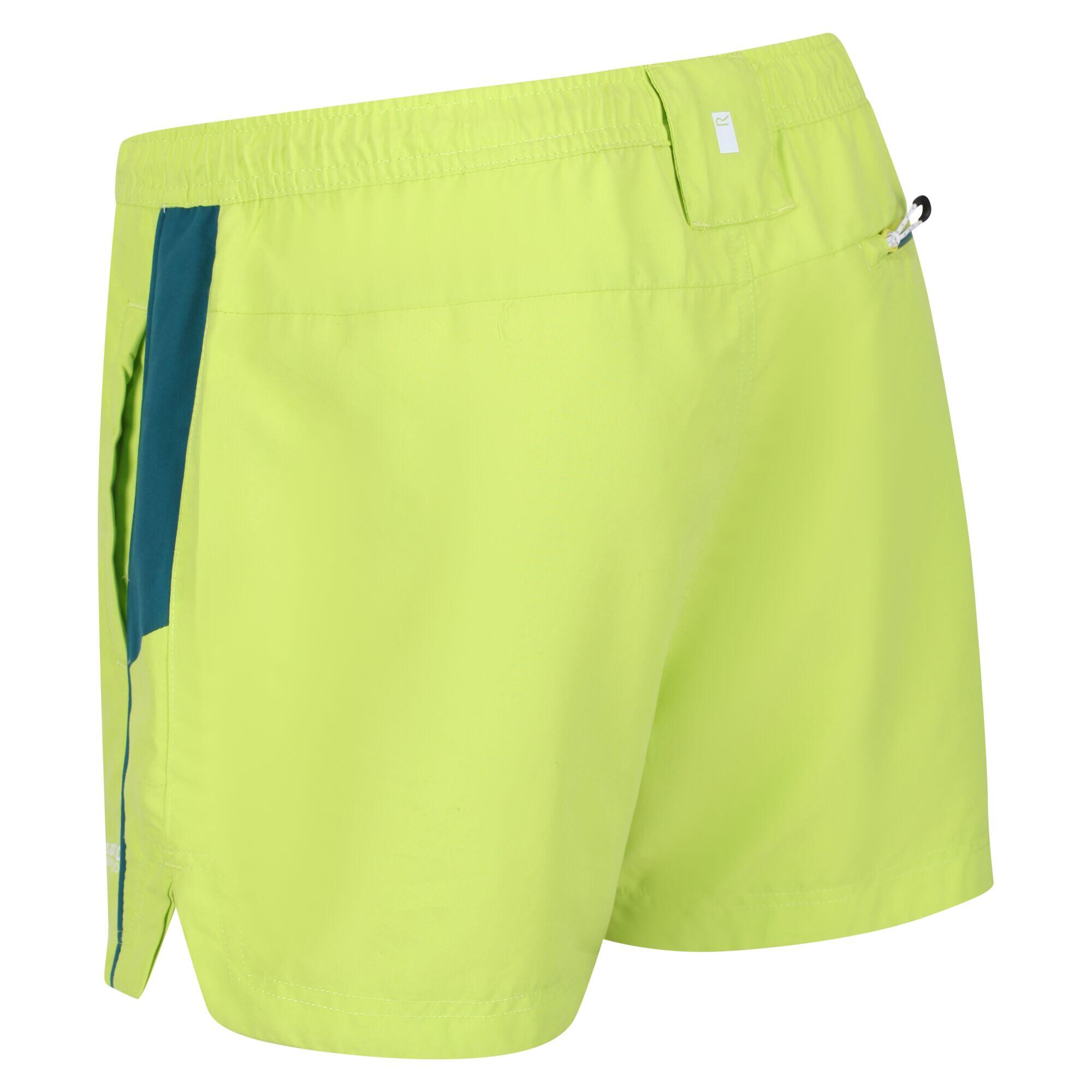 Mens Rehere Shorts (Bright Kiwi/Pacific Green) 3/5