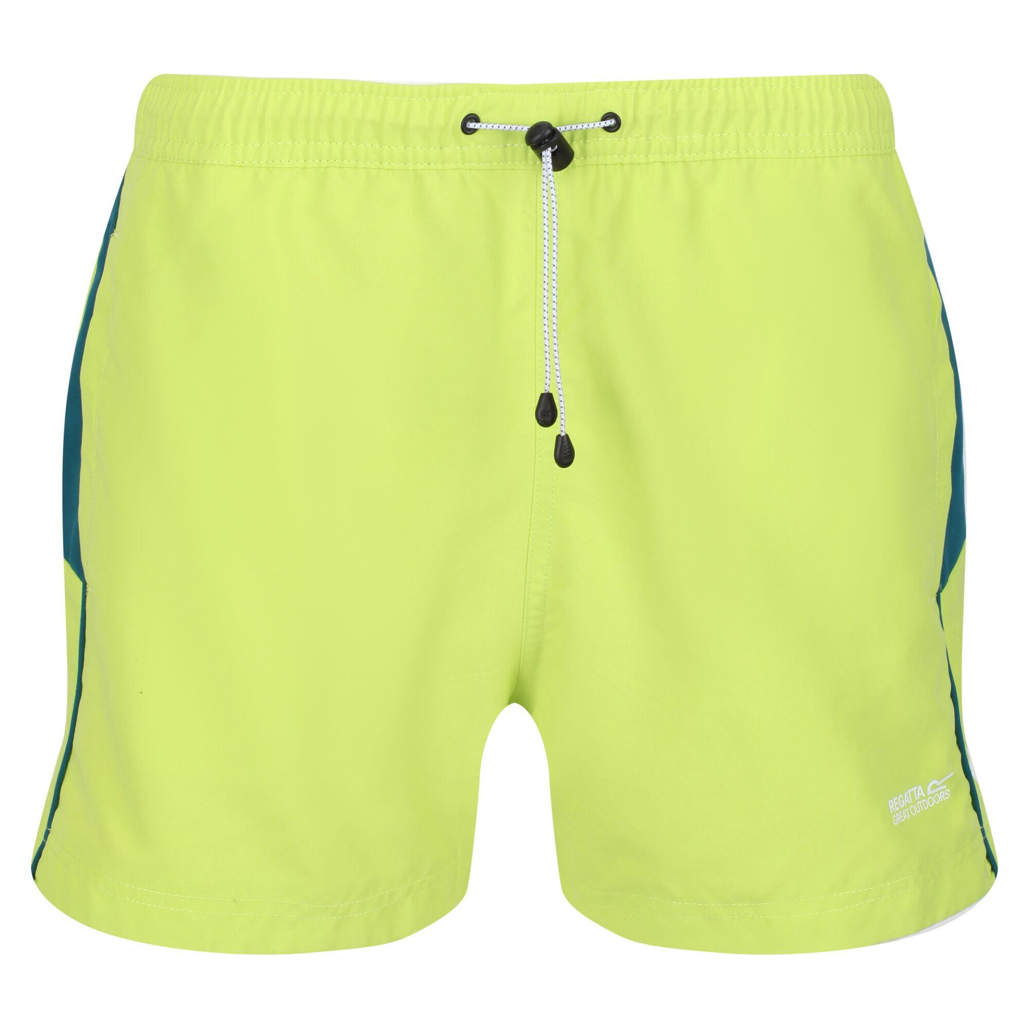 Mens Rehere Shorts (Bright Kiwi/Pacific Green) 1/5
