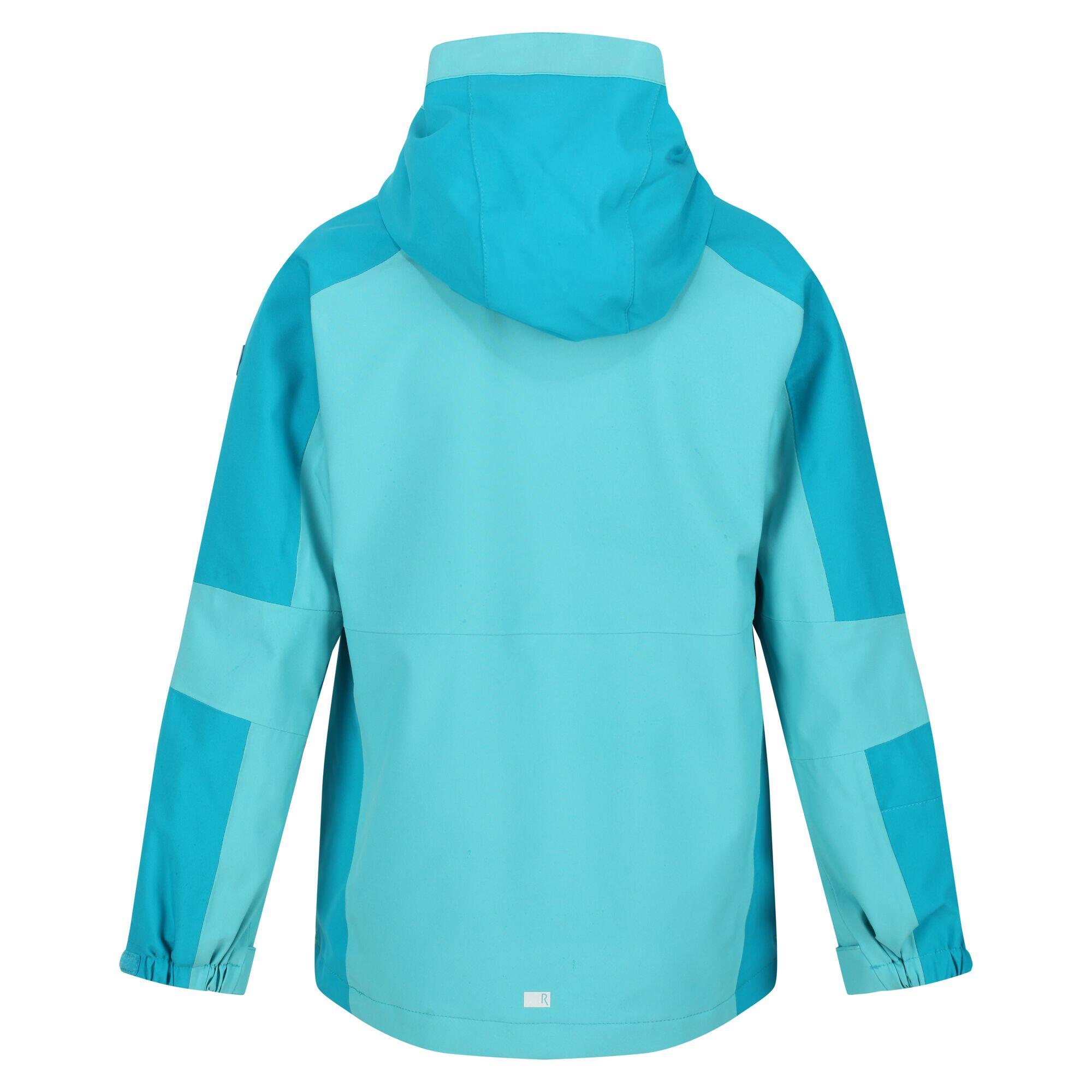 Childrens/Kids Rayz Waterproof Jacket (Turquoise/Enamel) 2/5