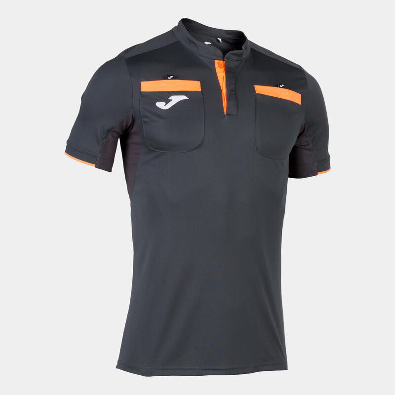 Camiseta Manga Corta Fútbol Hombre Joma Referee Antracita