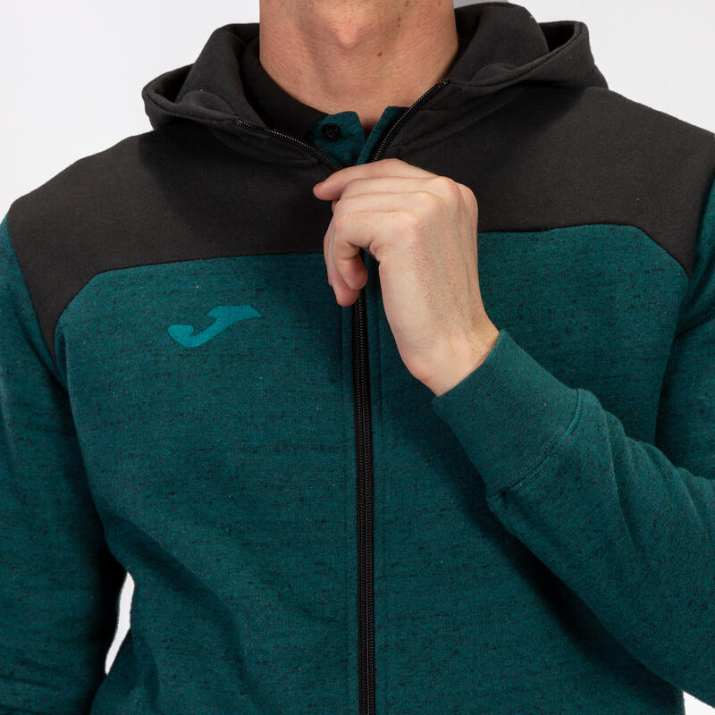 Chaqueta Con Capucha Fitness Hombre Joma Winner II Verde