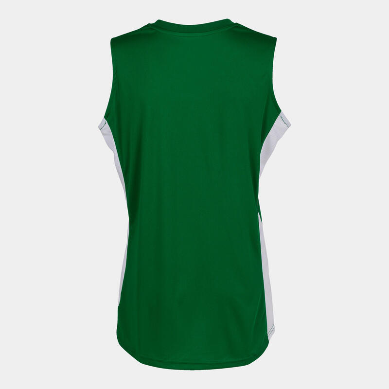 T-shirt de alça basquetebol Menina Joma Cancha iii verde branco