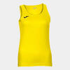 Camiseta Sin Mangas Fitness Mujer Joma Diana Amarillo