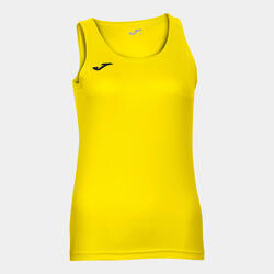 Camiseta Sin Mangas Fitness Mujer Joma Diana Amarillo