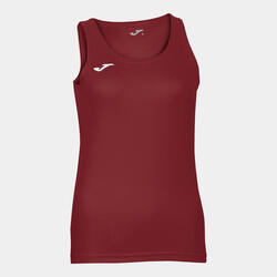 Camiseta Sin Mangas Fitness Mujer Joma Diana Burdeos