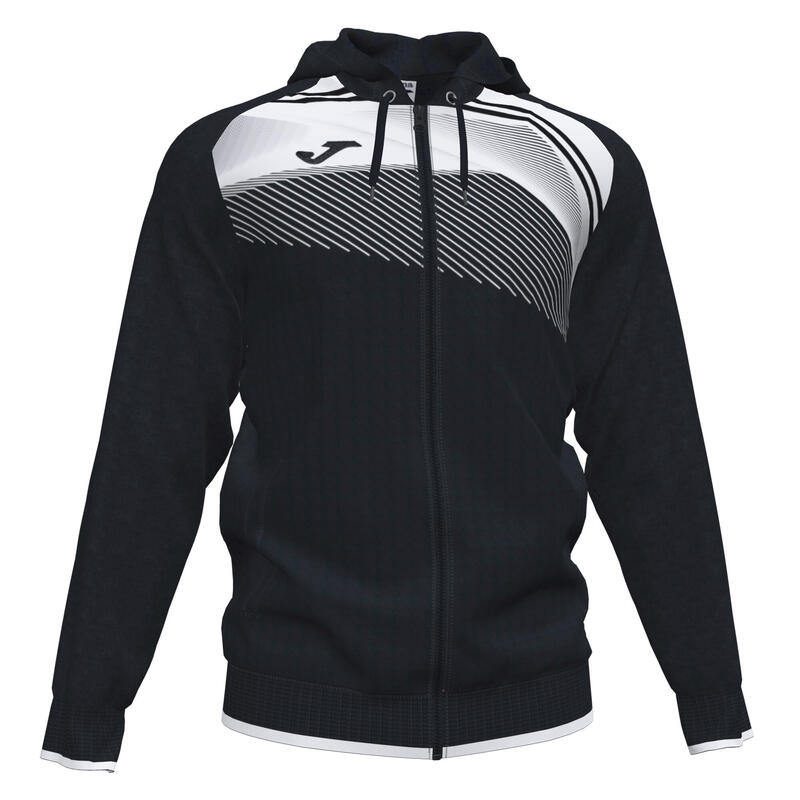 Chaqueta Con Capucha Fútbol Hombre Joma Supernova II Negro