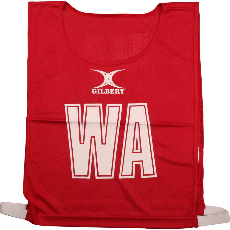 GILBERT Netball Bibs, Red