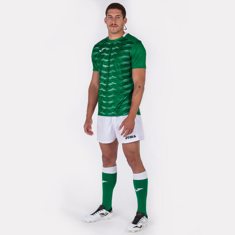 Camiseta manga corta rugby Hombre Joma Myskin academy verde