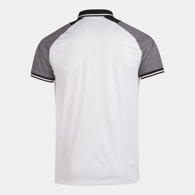 Polo Manga Corta Fútbol Niños Joma Essential II Blanco