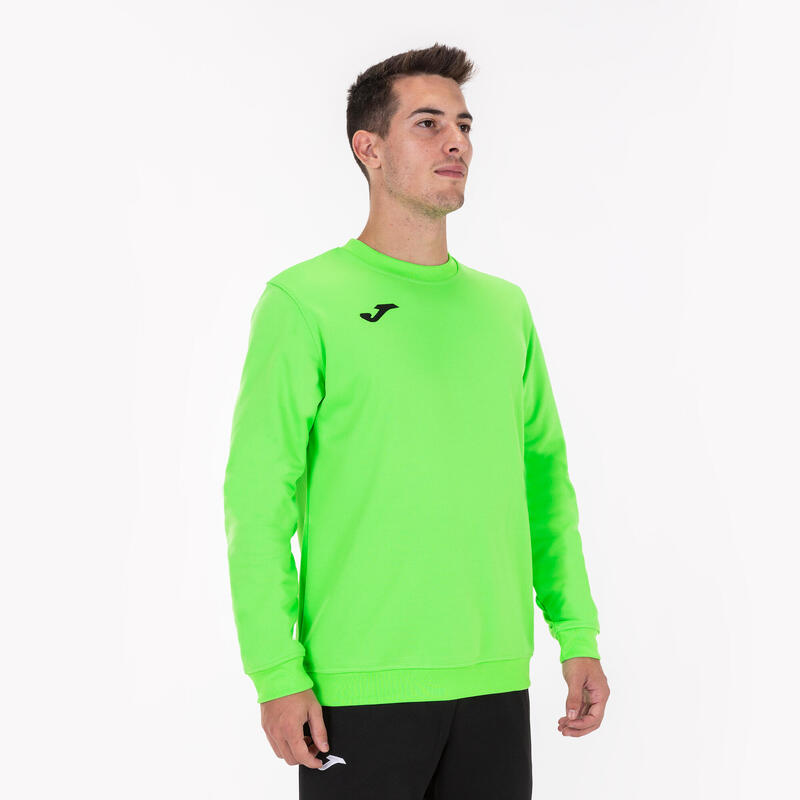 Sudadera Fútbol Niños Joma Cairo II Verde Flúor