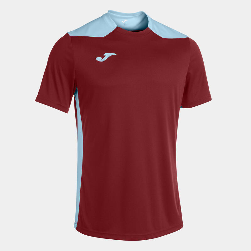 Camiseta Manga Corta Fútbol Hombre Joma Championship VI Burdeos