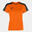 Camiseta Manga Corta Fútbol Niños Joma Academy III Naranja