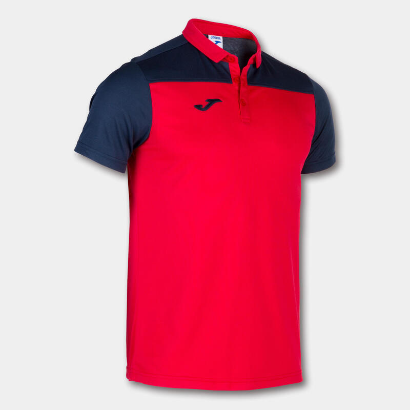 Polo manches courtes Homme Joma Hobby ii rouge bleu marine